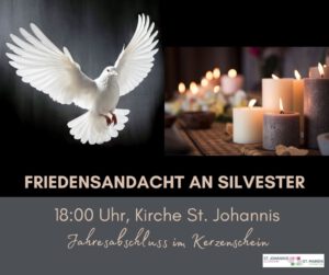 Friedensgebet an Silvester