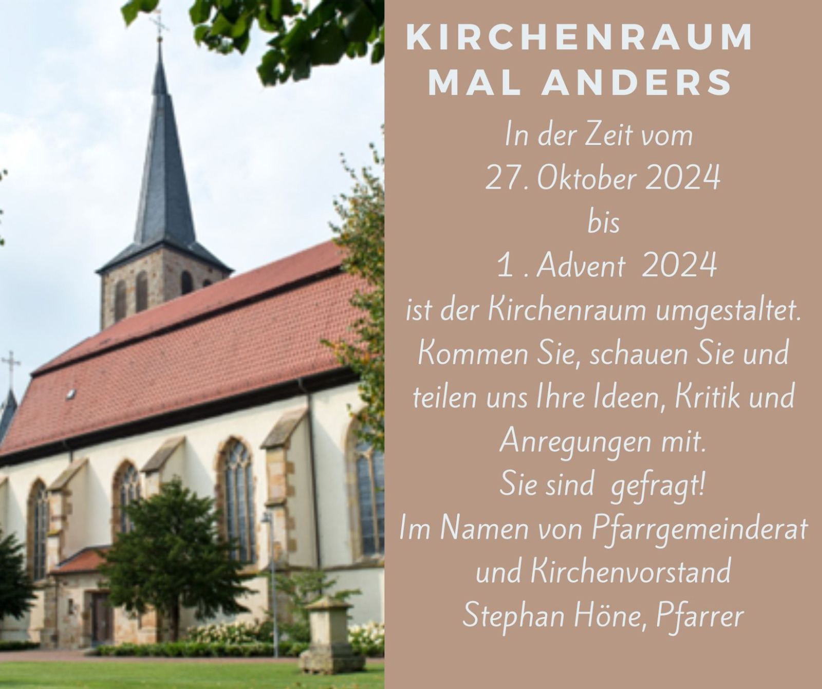 Aussichtsreiche Ideenbörse zur Umgestaltung der Glandorfer Kirche